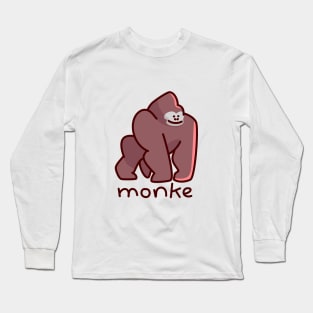 Monke Gorilla Long Sleeve T-Shirt